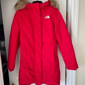 Womens Artic Parka (W standard Medium/ RED)